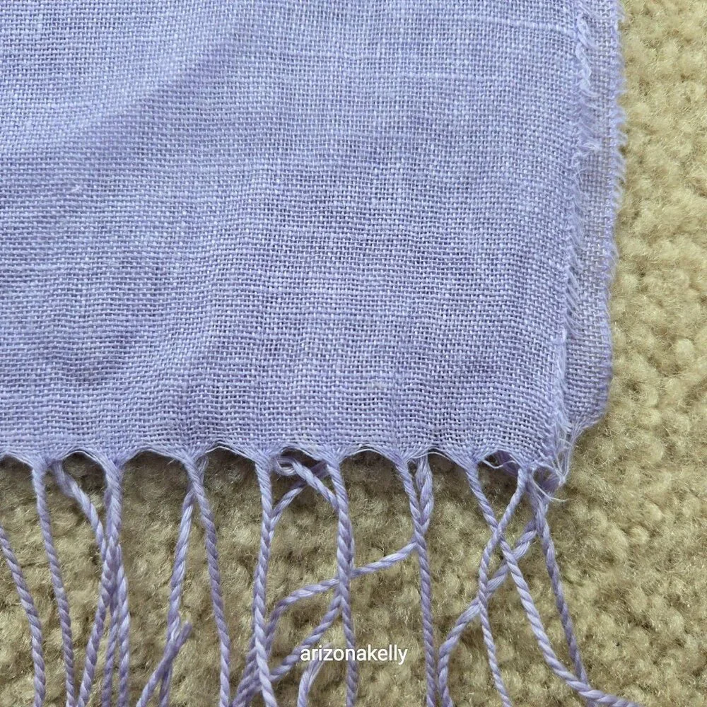 Lavender Linen Scarf Purple Charter Club